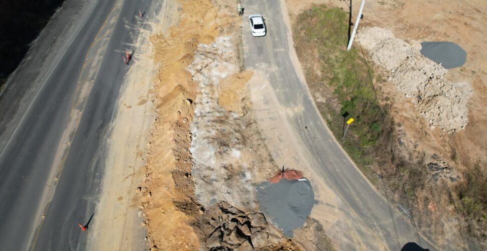 Detonação de rochas na SC-108 é concluída e trânsito é liberado entre Urussanga e Cocal do Sul