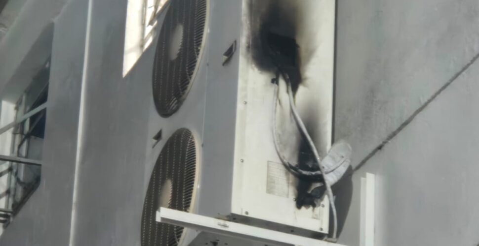 Princípio de incêndio em ar-condicionado mobiliza bombeiros na Prefeitura de Araranguá
