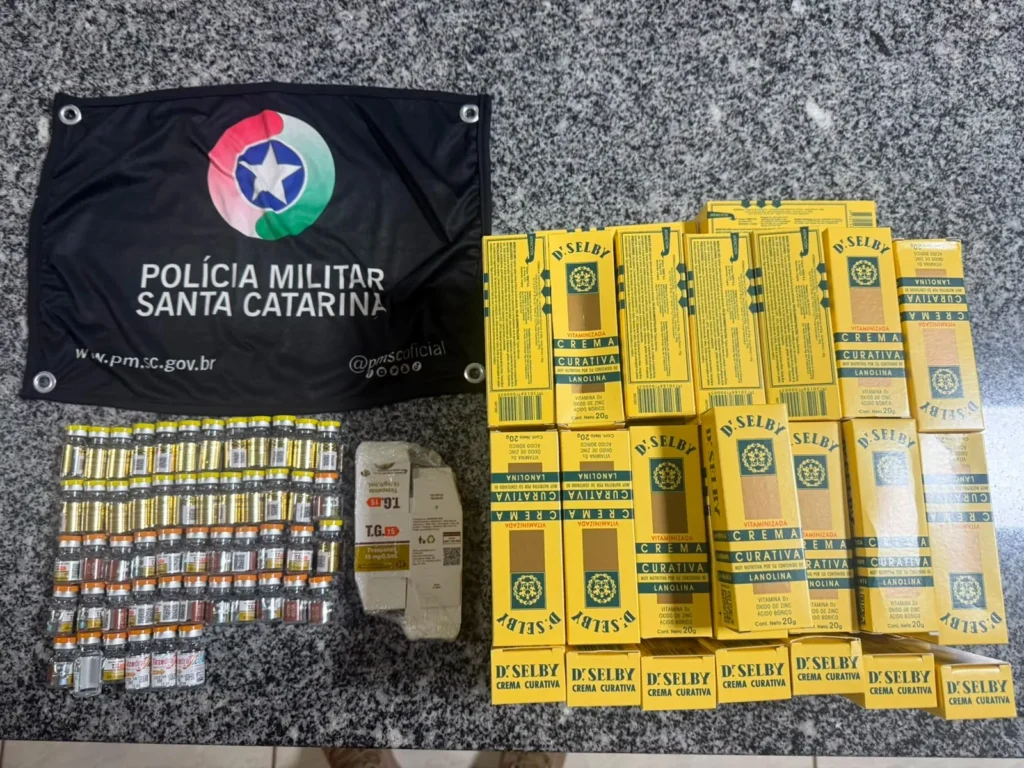 PMRv apreende medicamentos e mercadorias irregulares durante fiscalização em Bom Jesus