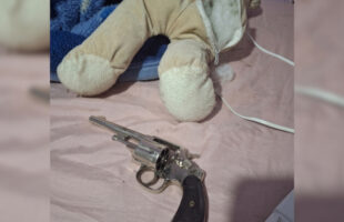 Mulher é presa após PM encontrar revólver escondido em urso de pelúcia em Criciúma