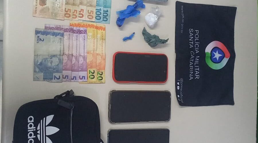 Operação da PM termina com dois presos por tráfico de drogas em Orleans