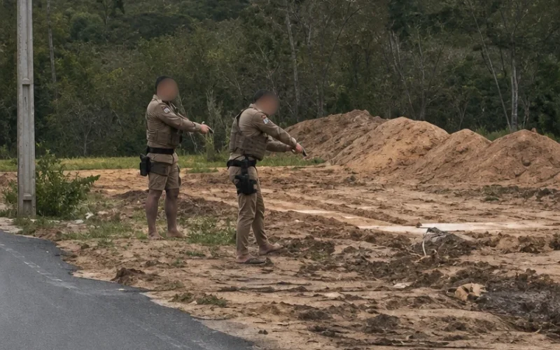 Motociclista foge da PM e acaba caindo em valo durante perseguição em Treze de Maio