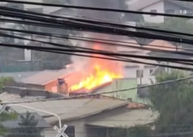Incêndio atinge residência e mobiliza três viaturas em Içara