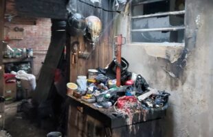 Incêndio danifica residência após vazamento em botijão de gás em Içara