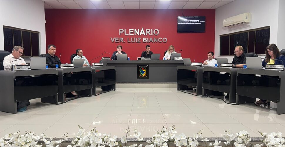Câmara de São Ludgero aprova projetos, indicação e recebe secretário de Agricultura em sessão