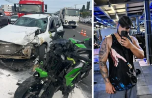 Jovem morre após colisão frontal entre carro e moto em Içara