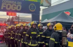 Corrida do Fogo reúne mais de 700 atletas em Tubarão durante comemorações dos 100 anos do CBMSC