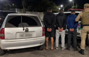 Carro é roubado após motorista ser agredido em Urussanga; três são presos