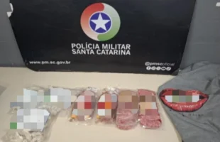 Jovem é preso após arrombar supermercado e furtar alimentos em Urussanga