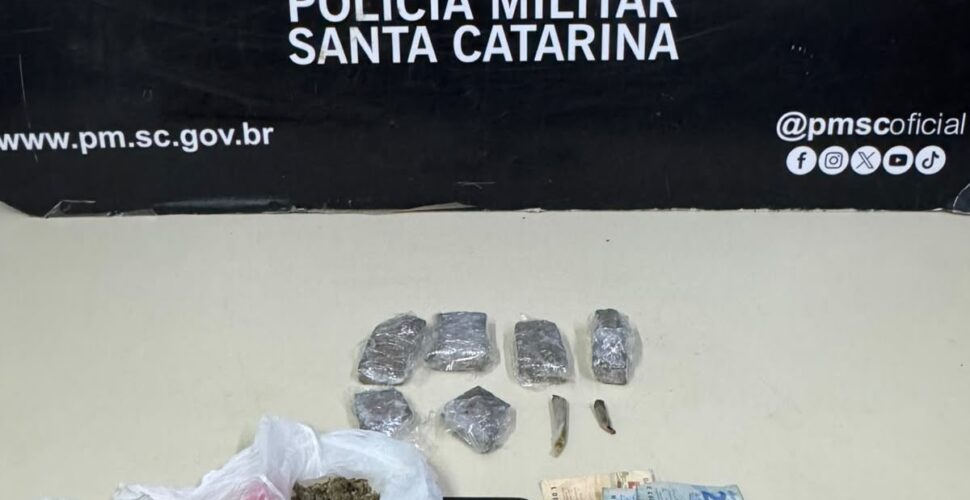 Homem é preso por suspeita de tráfico de drogas em Lauro Müller