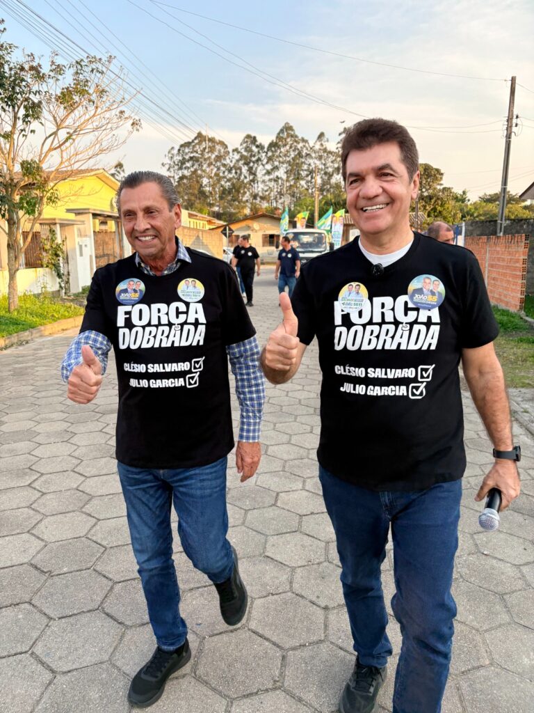 Força Dobrada: Parceria histórica entre Julio Garcia e Clésio Salvaro mobiliza o Sul de Santa Catarina nas eleições 2026