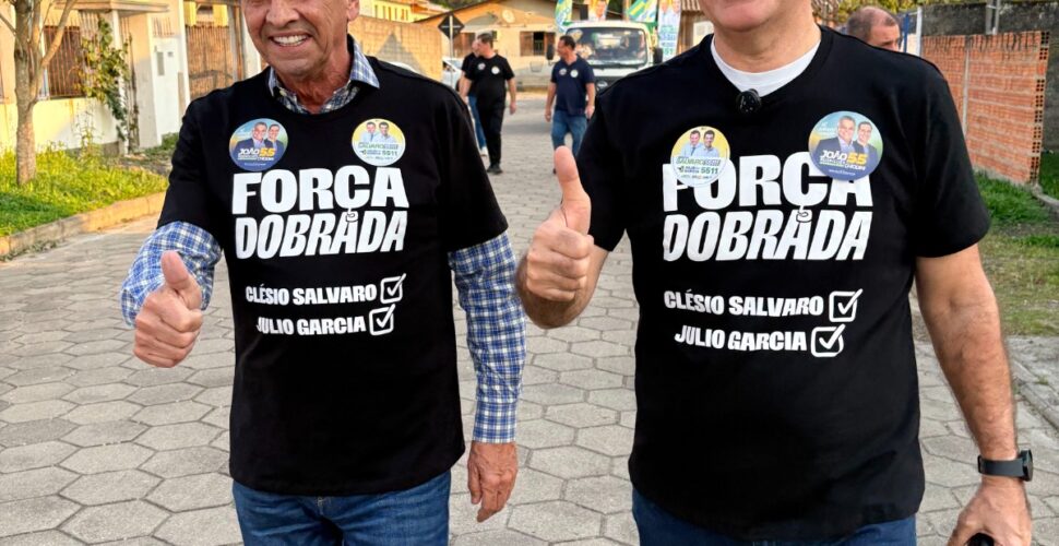 Força Dobrada: Parceria histórica entre Julio Garcia e Clésio Salvaro mobiliza o Sul de Santa Catarina nas eleições 2026