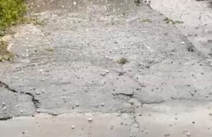 Granizo é registrado em diferentes bairros de Lauro Müller