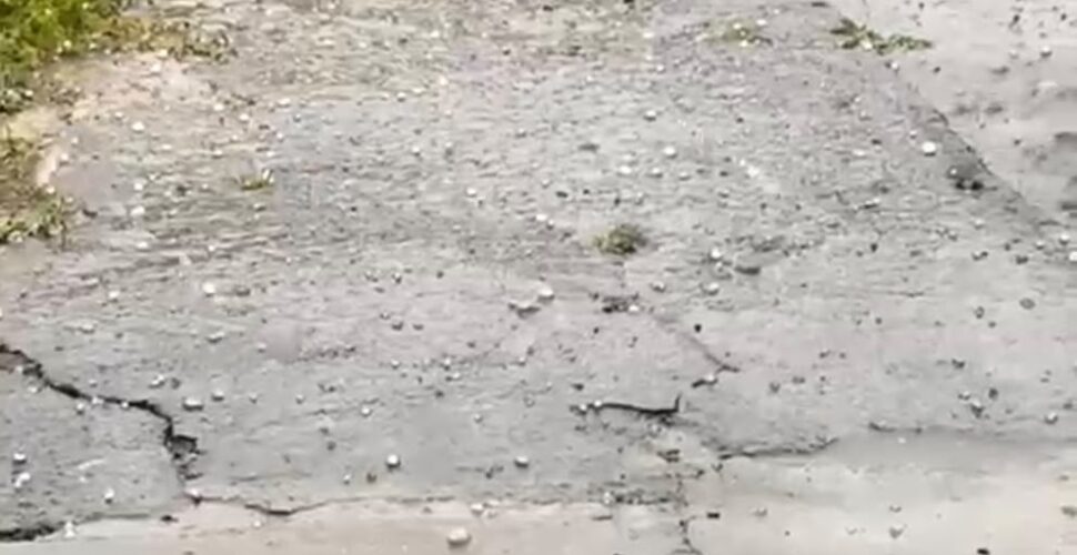 Granizo é registrado em diferentes bairros de Lauro Müller