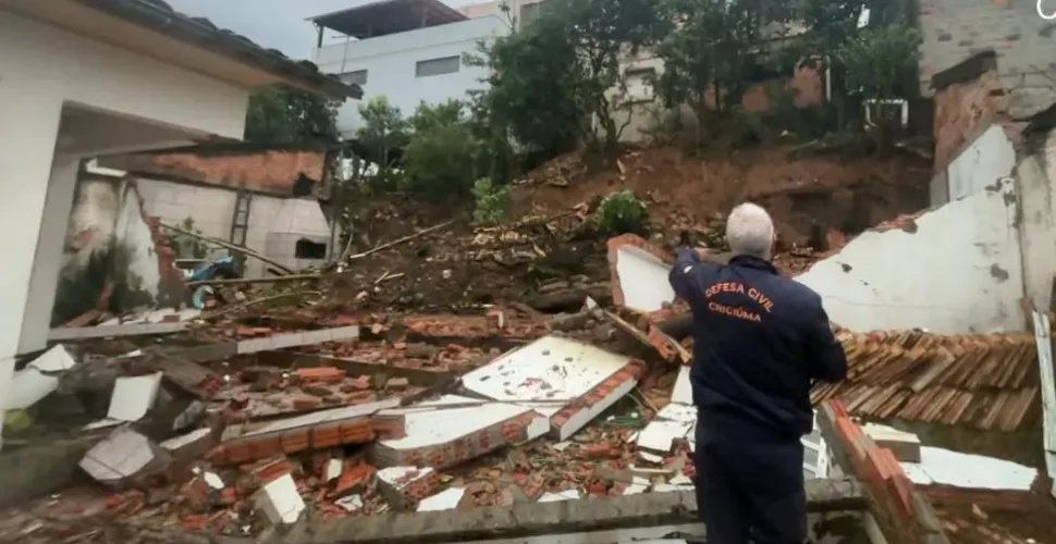 Chuva mantém atenção da Defesa Civil para risco de deslizamentos em Criciúma