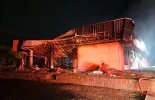 Incêndio atinge empresa de laticínios em Nova Veneza