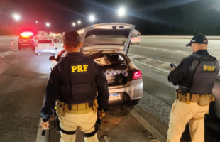 PRF registra 90 acidentes e duas mortes nas rodovias federais de SC durante feriado