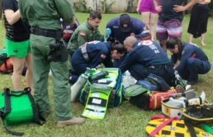 Bebê é socorrido em estado grave após afogamento em açude em Santo Amaro da Imperatriz