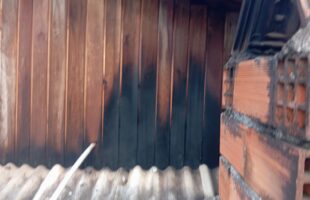 Princípio de incêndio em churrasqueira mobiliza bombeiros em Lauro Müller